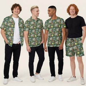 Tinkerbell in Pixie Hollow - Disney Inspired Men's  Button Down Shirt, Shorts, Polo, T-shirt in XS–8XL (New Global Edition)