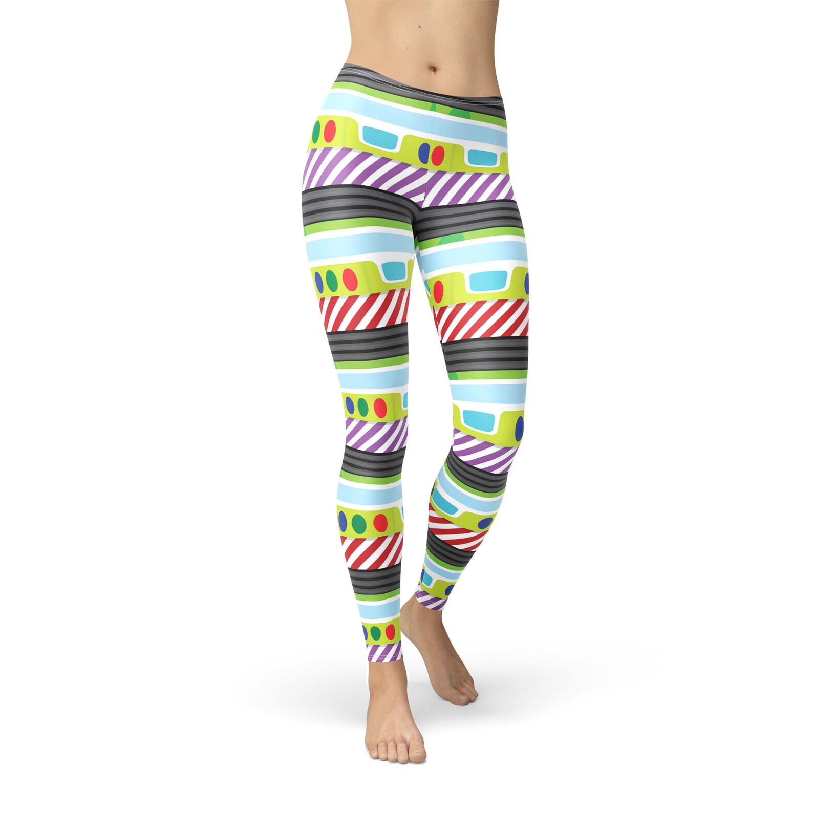 Buzz Lightyear Toy Story Disney Pixar Inspired Leggings in Etsy