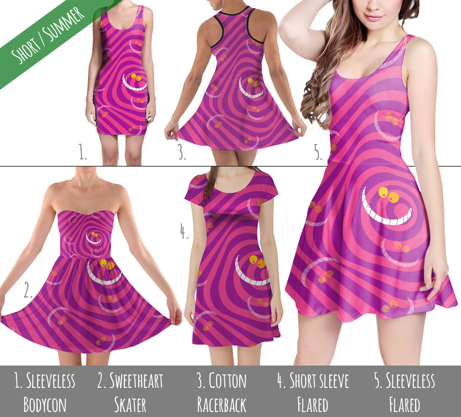 cheshire cat dress