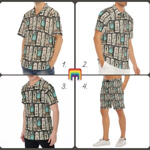 Stretching Haunted Nightmare - Disney Inspired Men's Button Down Shirt, Shorts, Polo, T-shirt in XS–8XL image 2