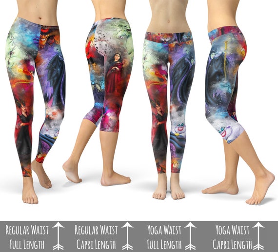 TLULY Multicolor Print Yoga Leggings Women Workout Pants Fitness Sports  Running Leggings Gym Yoga Pants (Color : A-06, Size : Small)