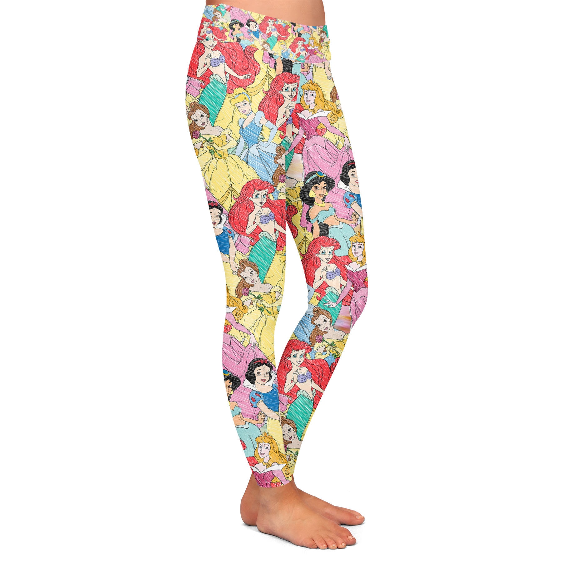 Princess Sketches Theme Park Inspired - Leggings