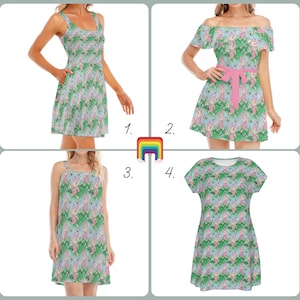 Sketched Piglet and Butterflies - Disney Inspired Summer Dress in XS–5XL (New Global Edition)