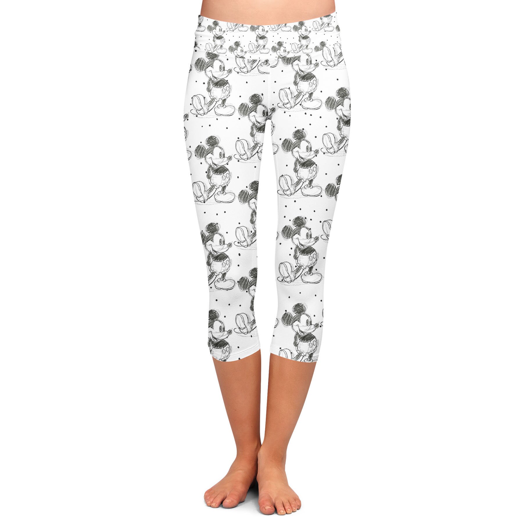 Mickey mouse capri leggings clearance