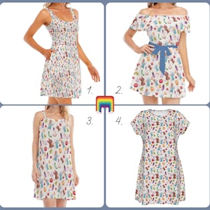 Ratatouille Veggies - Disney Inspired Summer Dress in XS–5XL (New Global Edition)