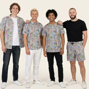 The Epcot Experience - Disney Inspired Men's  Button Down Shirt, Shorts, Polo, T-shirt in XS–8XL (New Global Edition)