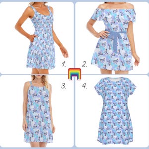 Watercolor Eeyore - Disney Inspired Summer Dress in XS–5XL (New Global Edition)