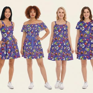 Poco Loco Coco Inspired - Disney Inspired Summer Dress in XS–5XL (New Global Edition)