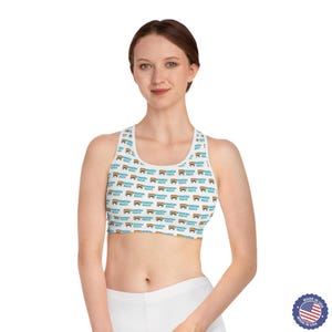 Pick Any Print from our Shop - Sports Bra (Made in USA) Activewear for Fitness, Yoga, Dance, Everyday Comfort