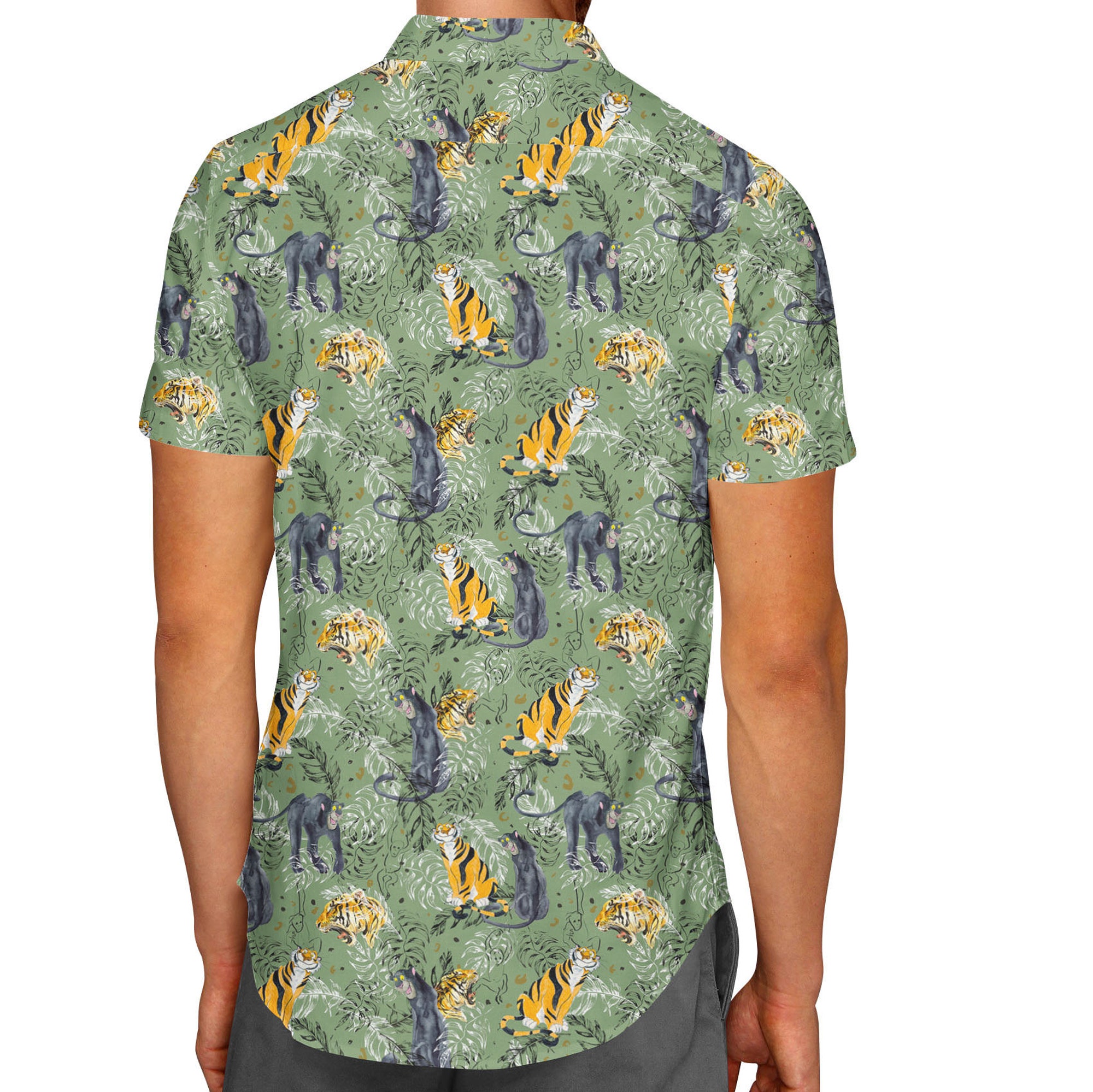 Jungle Book Big Cats Disney Hawaiin T Shirt