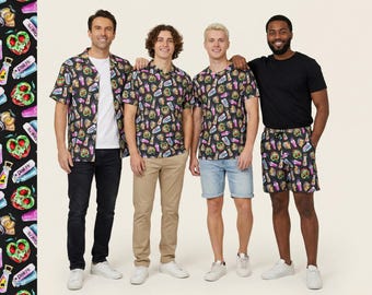 Pick Your Poison - Disney Inspired Men's  Button Down Shirt, Shorts, Polo, T-shirt in XS–8XL (New Global Edition)
