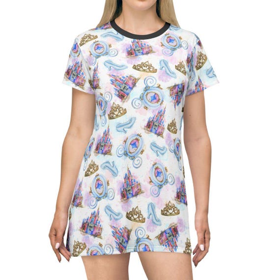 cinderella t shirt dress Amazon.com: Disney Cinderella 70th Anniversary Cinderella Dress Poster T- Shirt Small : Clothing, Shoes & Jewelry