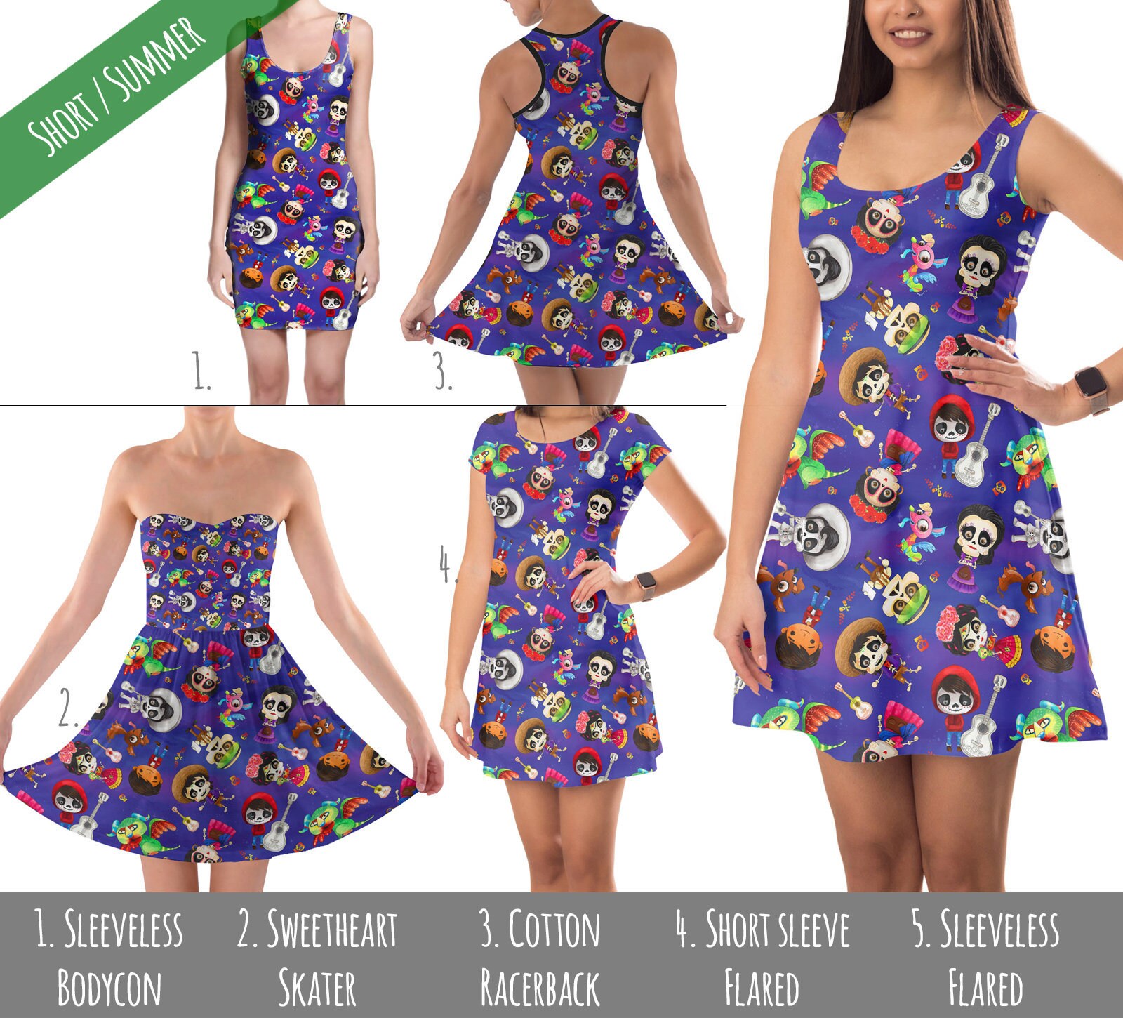 Poco Loco Coco Disney Inspired Dress in 