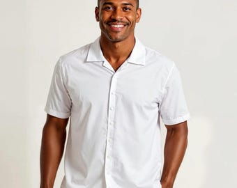 Pick Any Print from our Shop - Men’s Cotton-Rich Button Up Shirt
