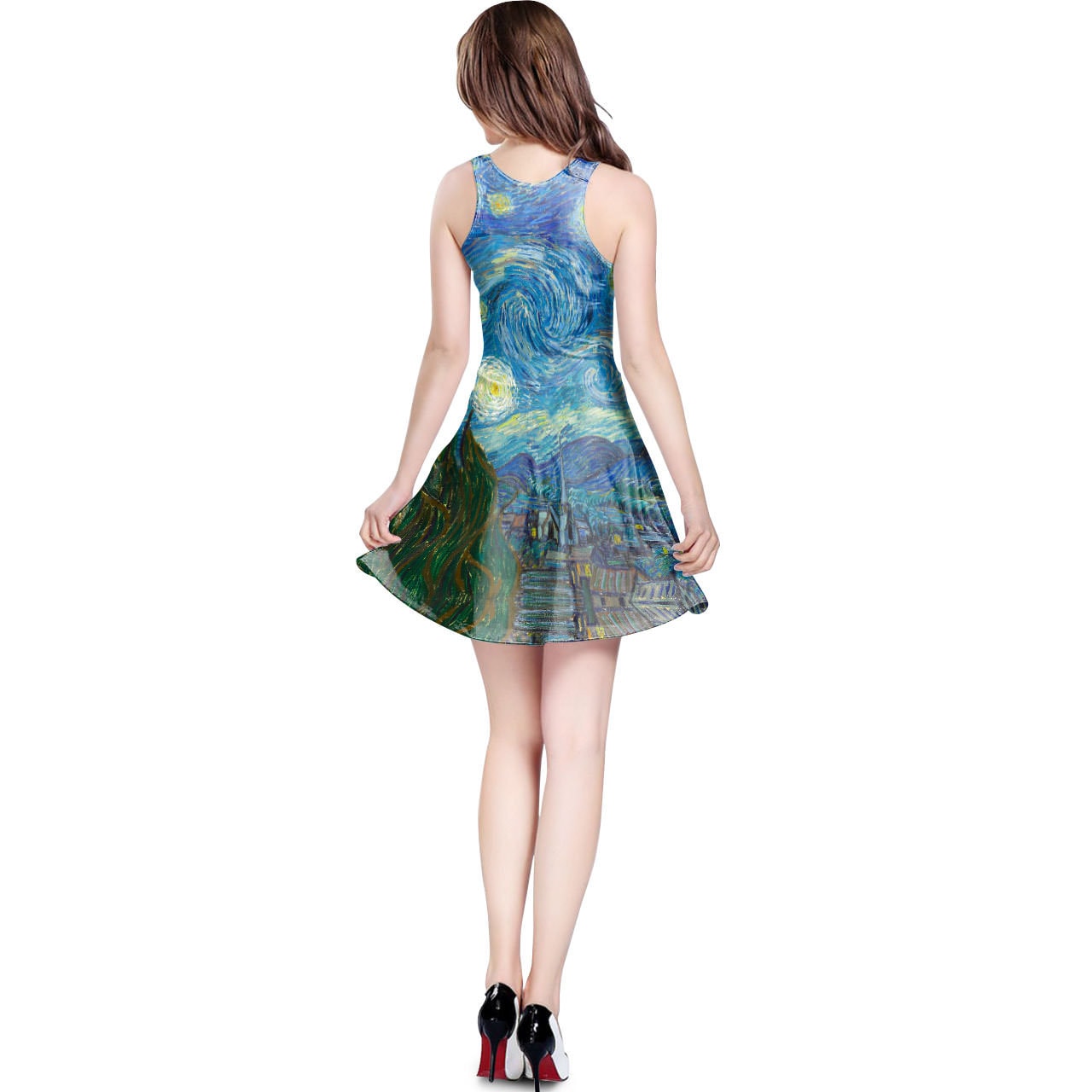 Van Gogh Starry Night Dress in XS 5XL Short / Summer - Etsy