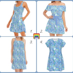 Bright Tropical Princess - Cinderella - Disney Inspired Summer Dress in XS–5XL (New Global Edition)