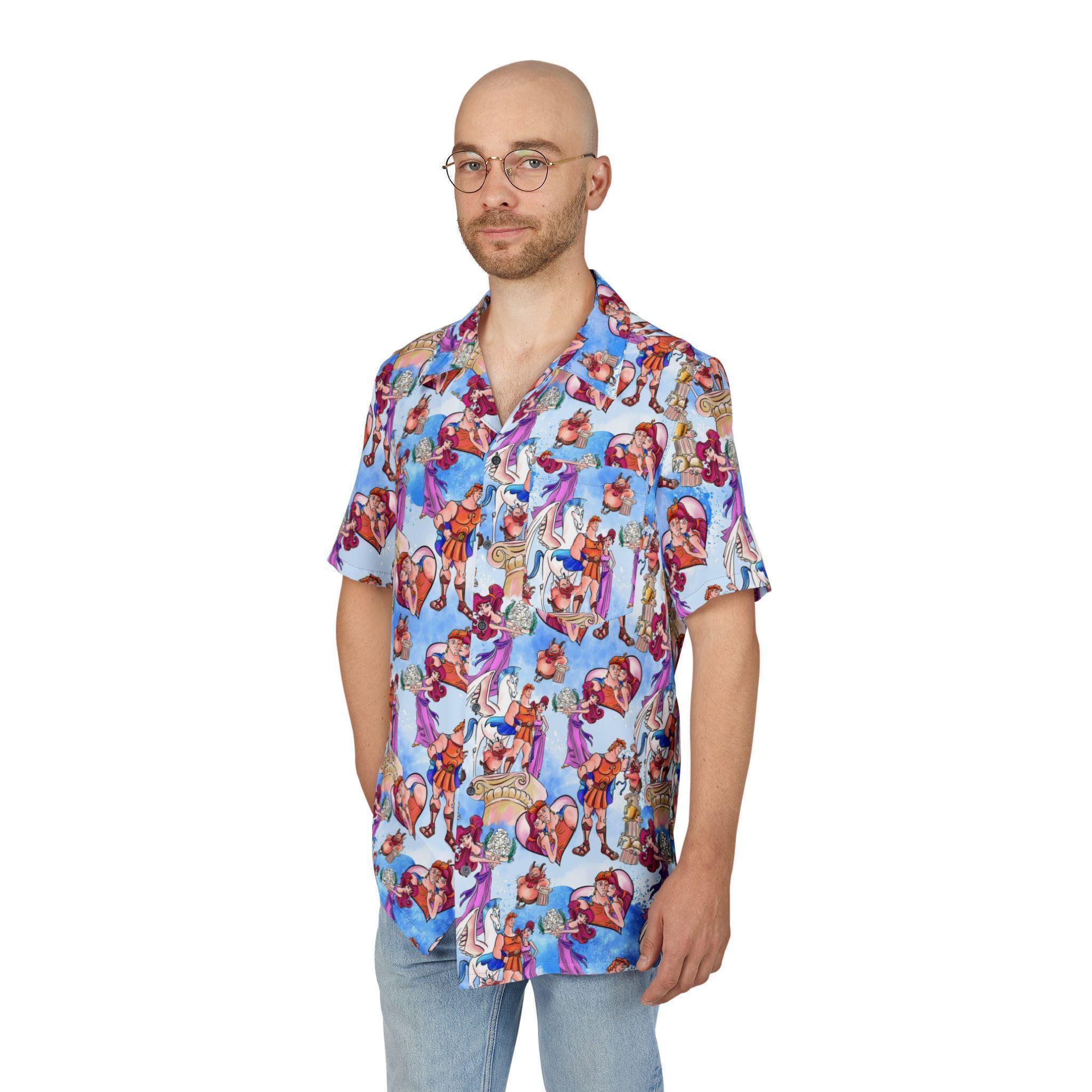 I Won't Say I'm in Love Hercules Inspired Men's Button-down Shirt