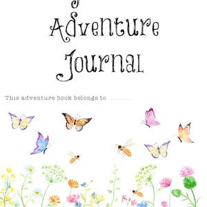 NATURE JOURNAL for kids 21 pages Printable, Instant Download pdf, nature study, outdoor activity, nature walks, Charlotte Mason, woods image 2