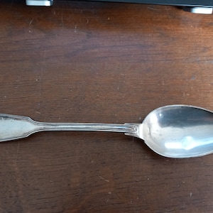 Tir National de Belgique silver antique soup spoon