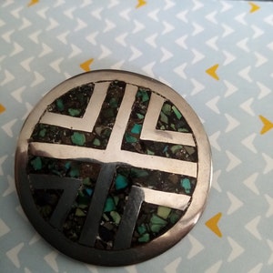 sterling silver brooch from Mexico