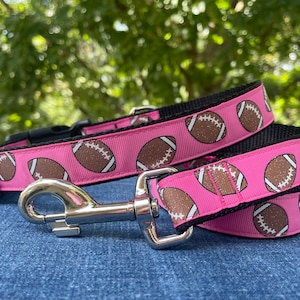 Pink notre dame dog collar hotsell