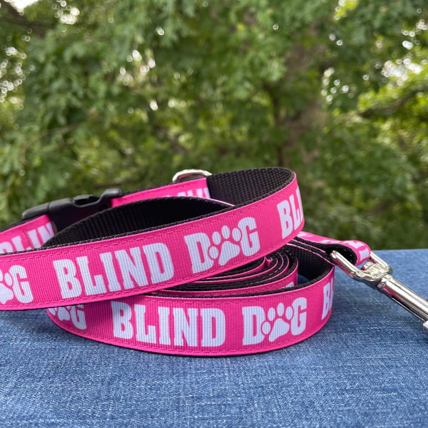 Blind Dog Collar Etsy