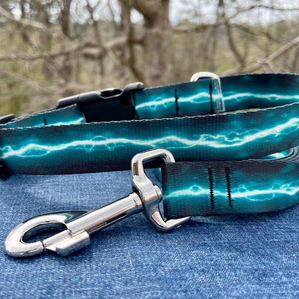 Lightning Bolt Dog Collar Etsy