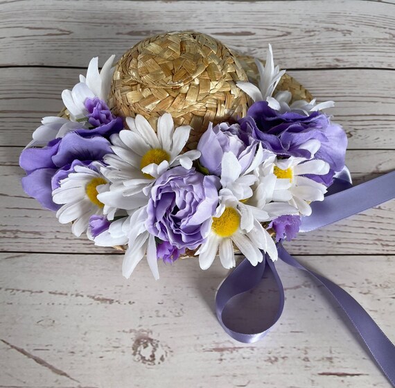 Loves Me Loves Me Not Daisy Flower Dog Hat Made to Order