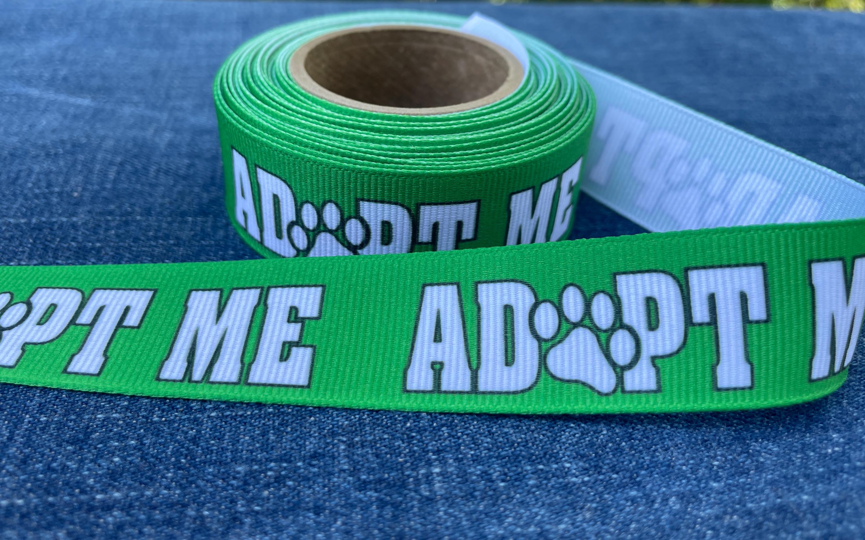 Adoption Ribbon Color ADOPT ME Solid Colored Grosgrain Ribbon by the Yard 7/8