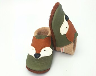 Crawling Shoes Leather Pushes Baby Shoes Fox