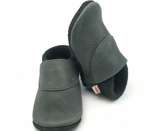 Krabbelschuhe Lederpuschen Babyschuhe