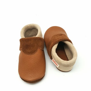 baby shoes, baby booties girl, baby slippers, leather baby shoes, leather slippers, colourful child footwear, vegetable tanned leather afbeelding 4