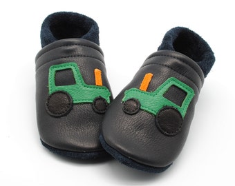 Krabbelschuhe Lederpuschen Babyschuhe