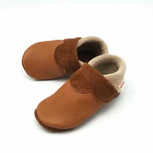 baby shoes, baby booties girl, baby slippers, leather baby shoes, leather slippers, colourful child footwear, vegetable tanned leather image 2