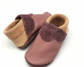 baby shoes, baby booties girl, baby slippers, leather baby shoes, leather slippers, colourful child footwear, vegetable tanned leather