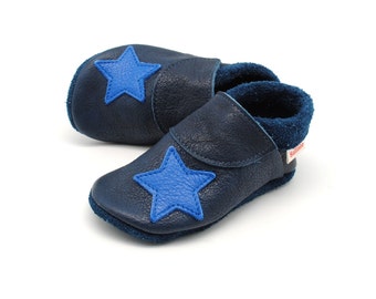 Krabbelschuhe Lederpuschen Babyschuhe