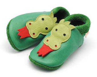 Krabbelschuhe Lederpuschen Babyschuhe