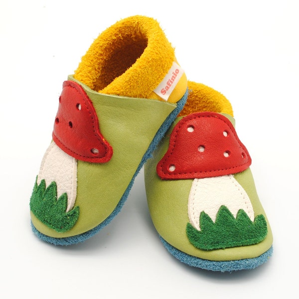 Krabbelschuhe Lederpuschen Babyschuhe