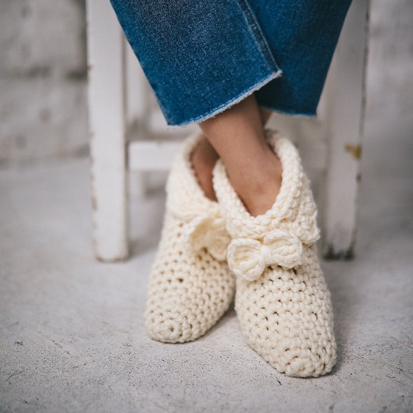 knitted house shoes