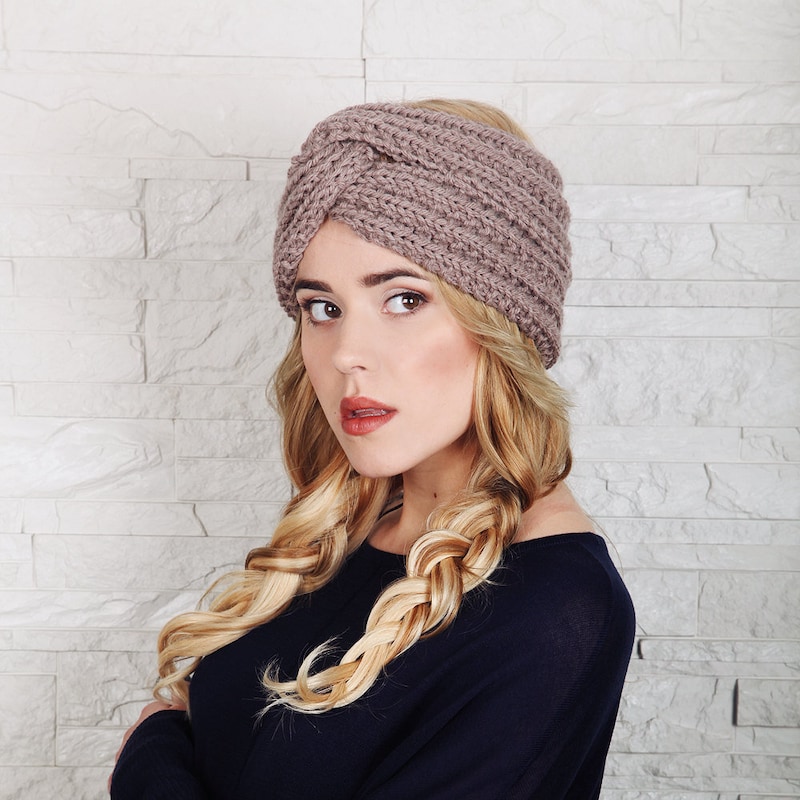 Knitted Headband - Etsy