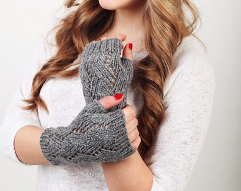 Wrist Warmers, Fingerless Gloves, Knitted hand warmers, Arm warmers, Knitted Gloves, Mittens, Winter Accessory, Gift for Her, Arm Cuffs