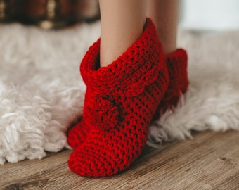 Knitted Socks, Knitted Slipper Boots, Indoor knitted slippers, House Shoes, Indoor shoes, Knitted socks, Gift for Her, Christmas gift