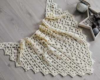 Crochet Shawl, Handmade Triangle Shawl, Women Accessory, Wrap, Scarf, Knitted scarf, Knitted wrap, Winter shawl, Winter scarf, Gift for Her