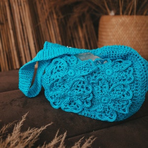 Gehäkelte Tasche, Gehäkelte Tasche, Strandtasche, Markttasche, Gehäkelte Handtasche, Einkaufstasche, Einkaufstasche Frauen, Gestrickte Tasche, handgemachte Tasche