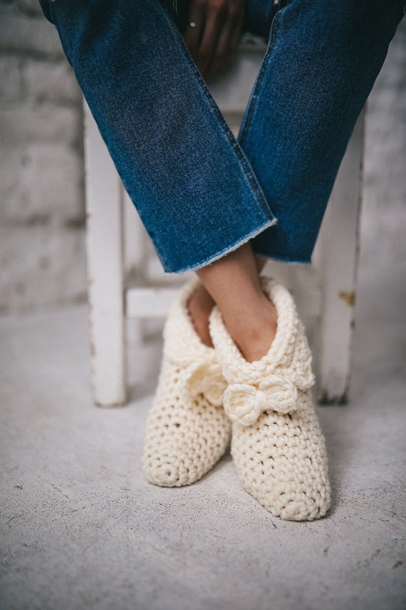 Knitted Socks, Knitted Slipper Boots, Indoor knitted slippers, House Shoes,  Indoor shoes, Knitted socks, Gift for Her, Women shoes