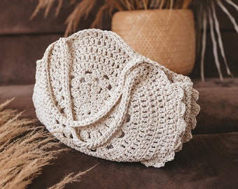 Crochet Bag, Crochet Tote, Beach Bag, Market Tote Bag, Crochet Handbag, Shopping Bag, Tote Bag Women, Knitted bag, Handmade Bag