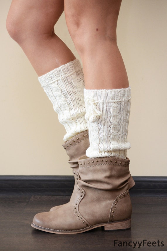 Hand Knitted Crocheted Leg Warmers Winter Legwarmers Boot Cuffs boot Socks Knit Accessory Winter Accessories Etsy UK