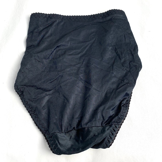 Black Nylon Spandex Vintage Panties for Men Lace and Garte…