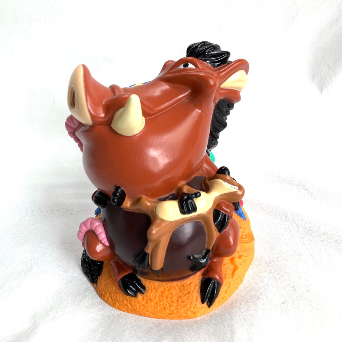 Vintage 90s Lion King piggy bank coin bank plastic Timon and Etsy