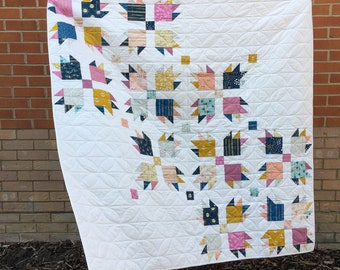 Paw Tracks modern quilt pattern